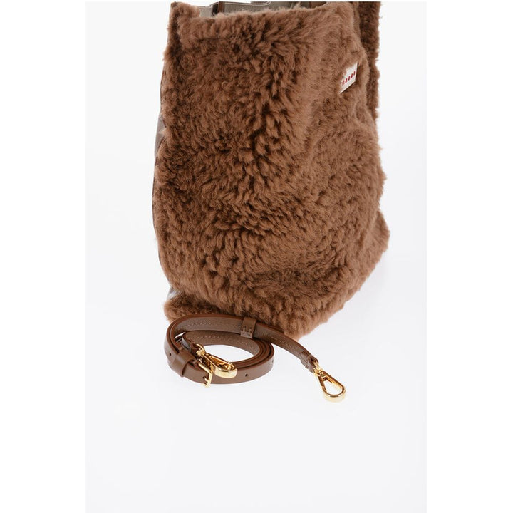 Marni Brown Cowhide Tote Bag