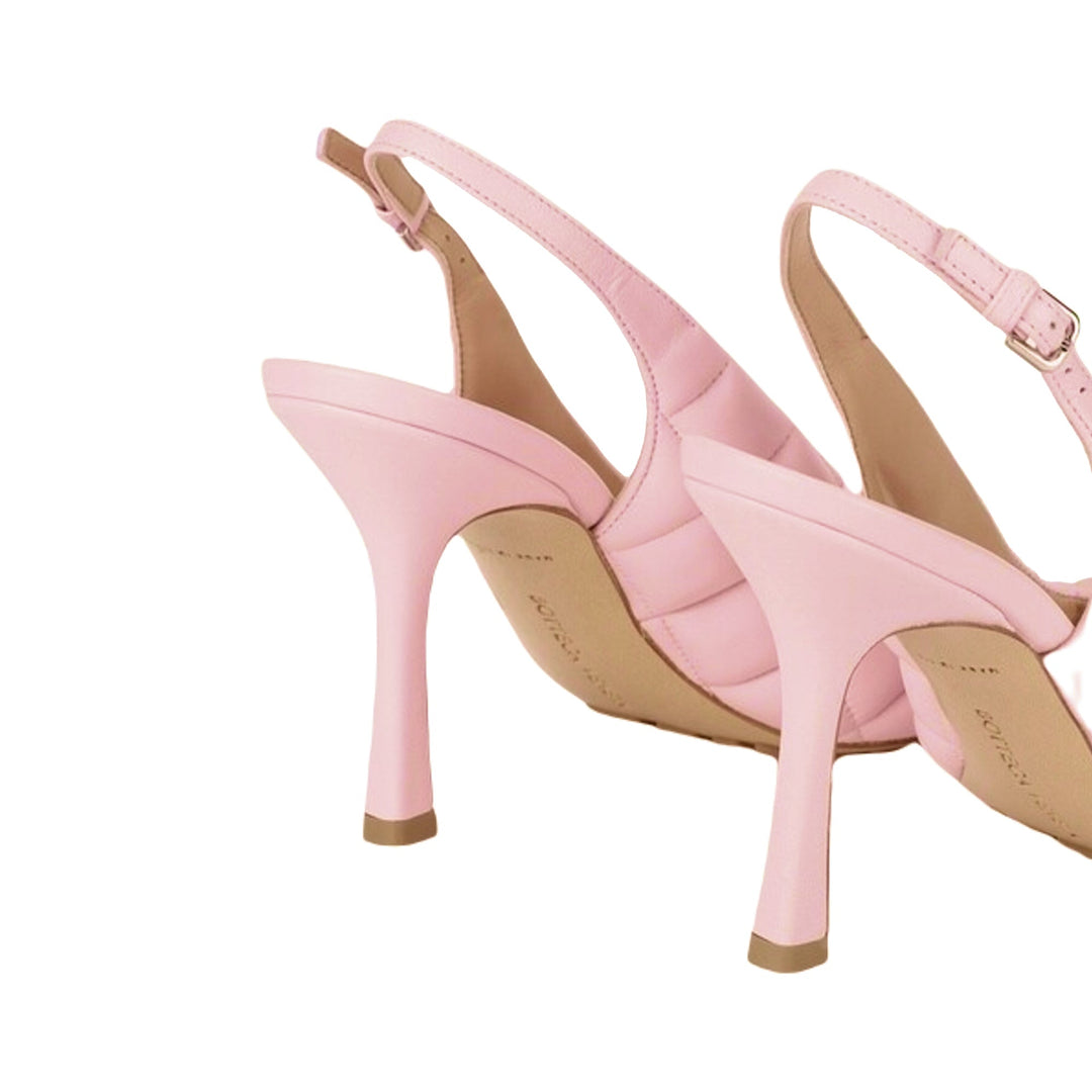 Bottega Veneta Padded Slingback Sandal Pink