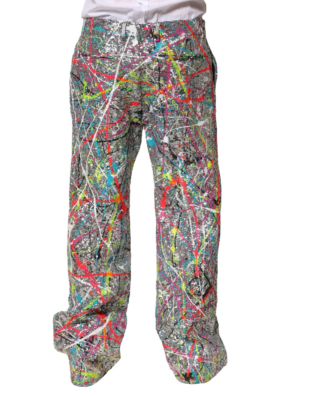 Dolce &amp; Gabbana Sample Sale Dolce &amp; Gabbana Multicolor Sequined Embellished Pants - | Designer outlet