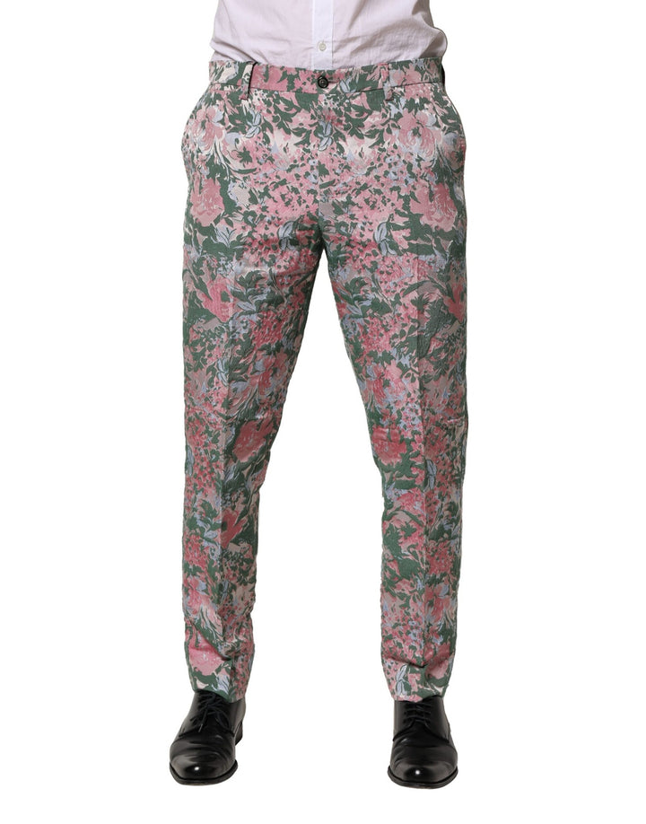 Dolce &amp; Gabbana Sample Sale Dolce &amp; Gabbana Multicolor Floral Jacquard Pants - | Designer outlet