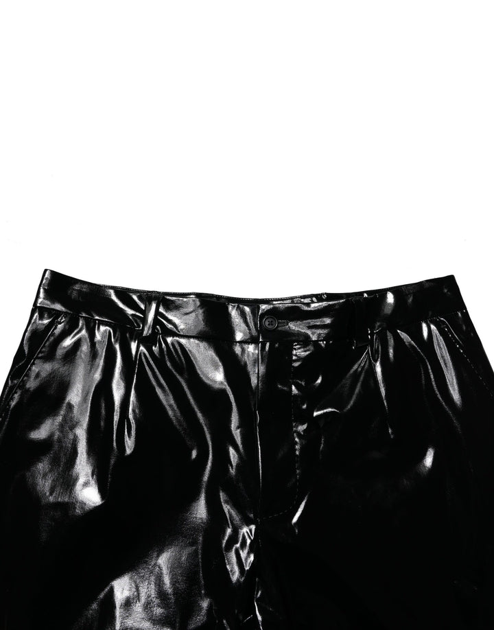 Dolce & Gabbana Black Nylon Straight Men Pants