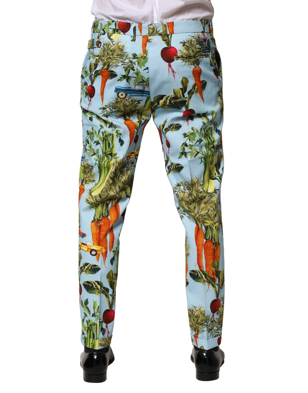 Dolce &amp; Gabbana Sample Sale Dolce &amp; Gabbana Multicolor Cotton Tapered Men Pants - | Designer outlet