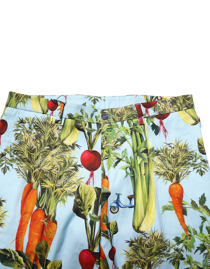 Dolce &amp; Gabbana Sample Sale Dolce &amp; Gabbana Multicolor Cotton Tapered Men Pants - | Designer outlet
