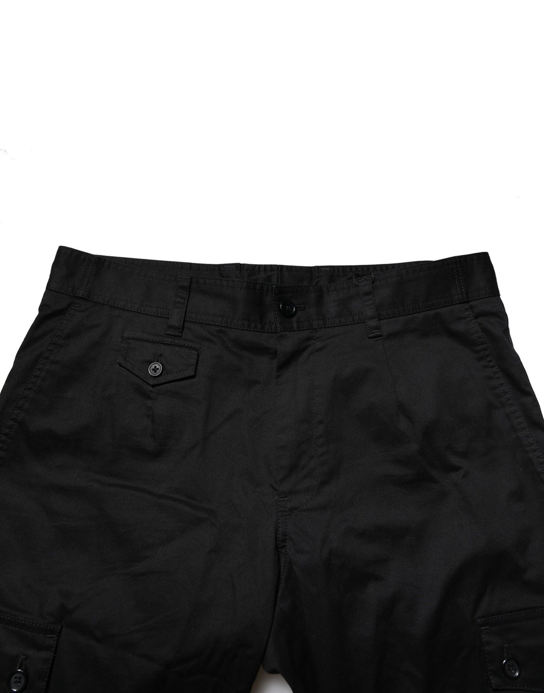 Dolce &amp; Gabbana Sample Sale Dolce &amp; Gabbana Black Cotton Dress Slim Formal Pants - | Designer outlet