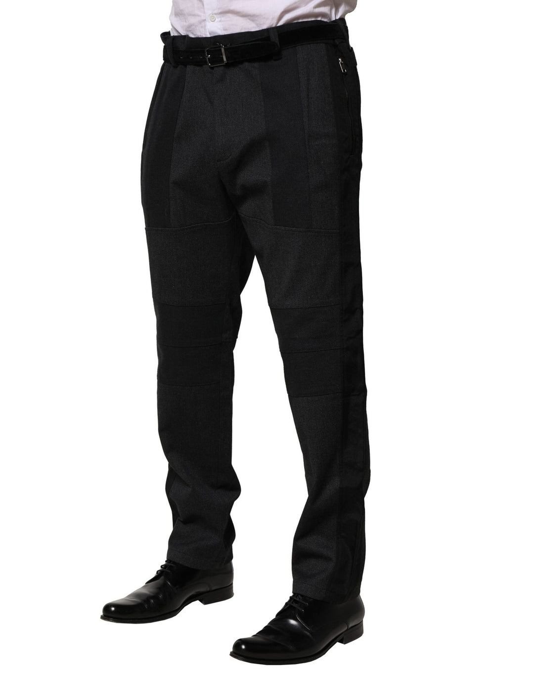 Dolce &amp; Gabbana Sample Sale Dolce &amp; Gabbana Black Cotton Dress Slim Formal Pants - | Designer outlet