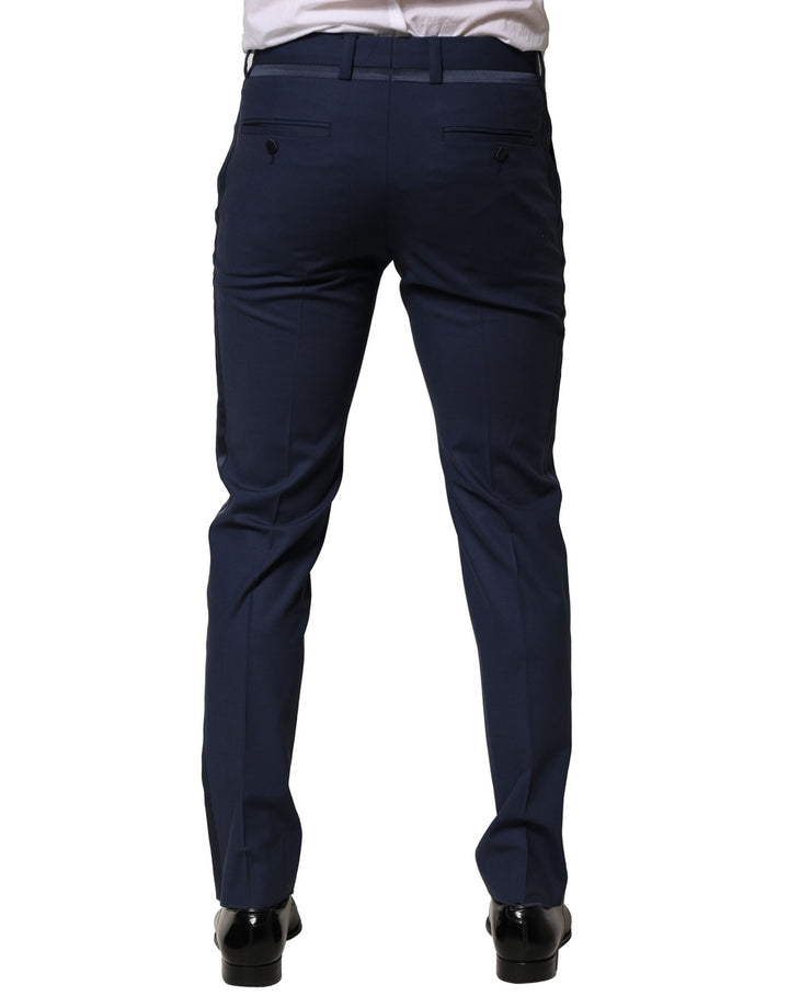 Dolce &amp; Gabbana Sample Sale Dolce &amp; Gabbana Dark Blue Wool Dress Formal Pants - | Designer outlet