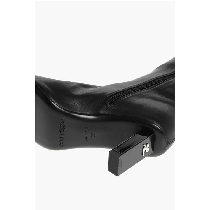 Courrėges Eco-Leather Boots with Inner Zip 8cm
