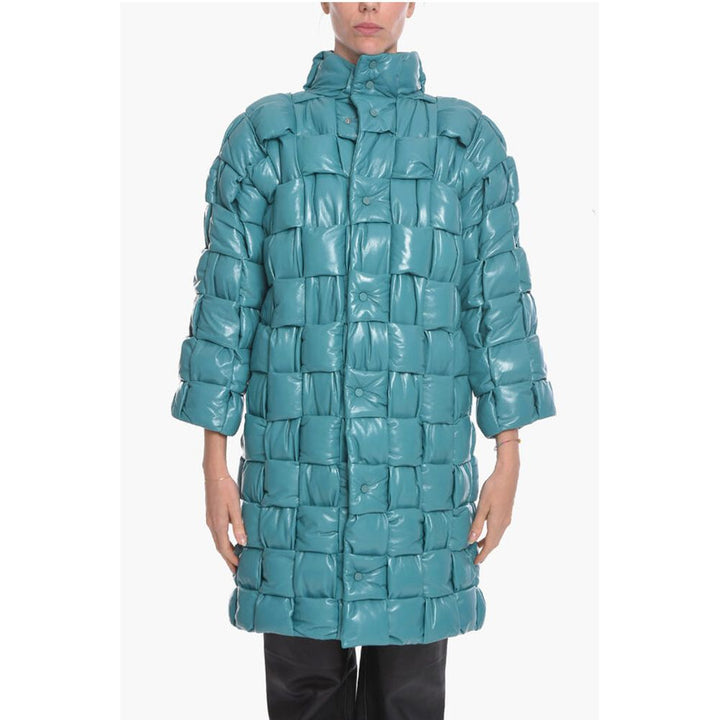 Bottega Veneta Quilted Intreccio leather Coat