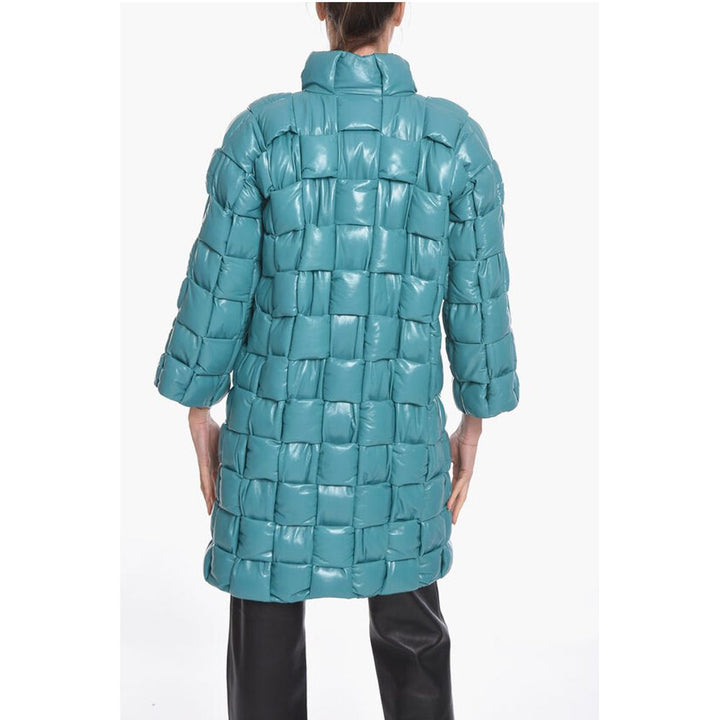 Bottega Veneta Quilted Intreccio leather Coat