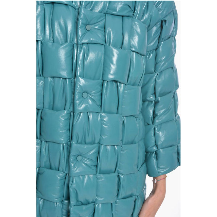 Bottega Veneta Quilted Intreccio leather Coat