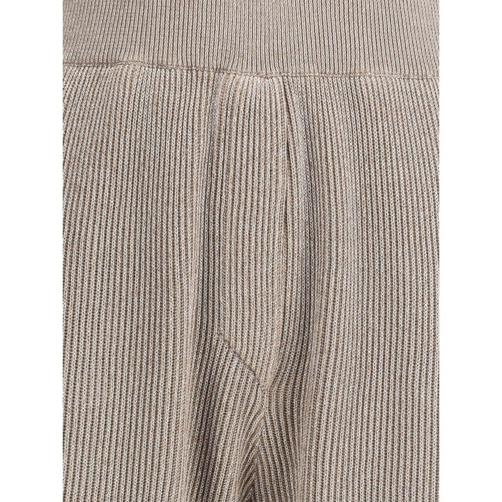 Brunello Cucinelli Ribbed lurex Pants