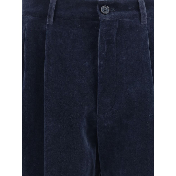 Valentino Blue Cotton Pants