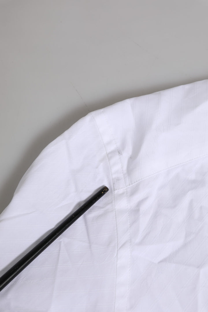 Dolce & Gabbana Sample Sale Dolce & Gabbana White Cotton GOLD Long Sleeves Formal Shirt - | Designer outlet