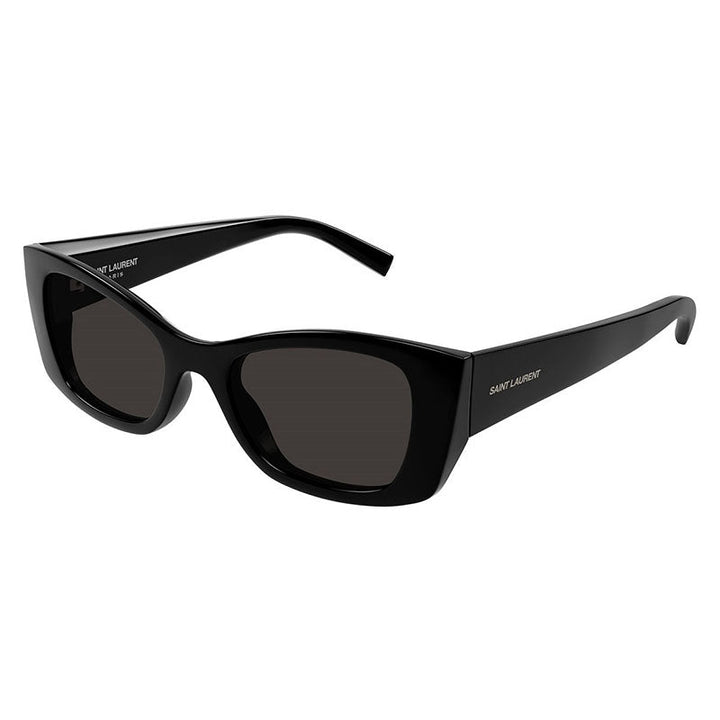 Saint Laurent Sunglasses Cat Eye Full Rim, Black Frame and Black Lens SL593001