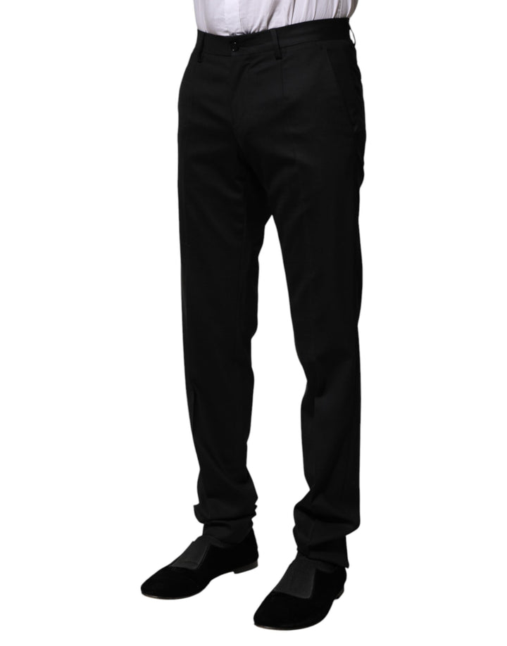 Dolce &amp; Gabbana Sample Sale Dolce &amp; Gabbana Black Wool Formal Dress Pants - | Designer outlet