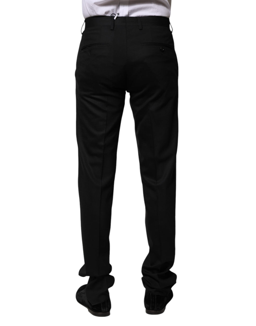 Dolce &amp; Gabbana Sample Sale Dolce &amp; Gabbana Black Wool Formal Dress Pants - | Designer outlet