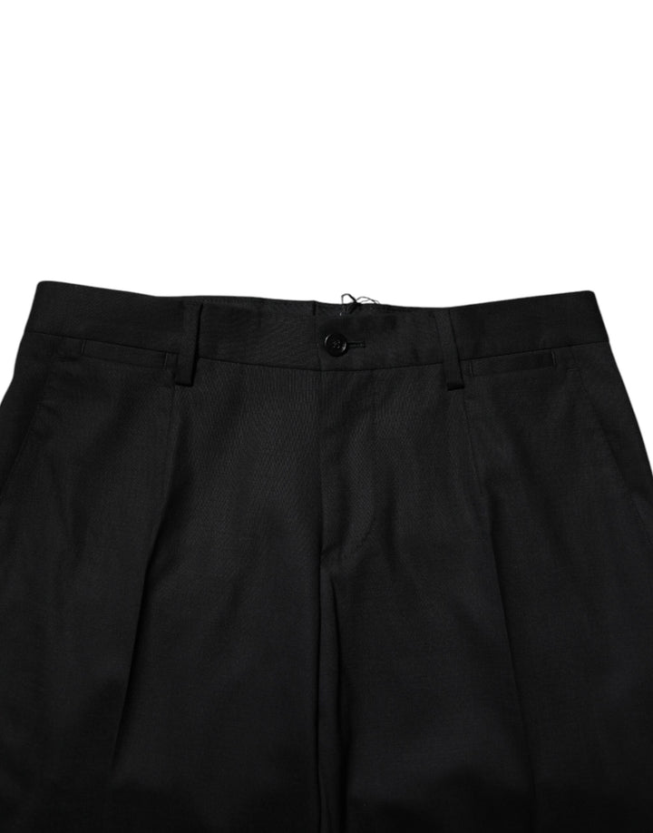 Dolce &amp; Gabbana Sample Sale Dolce &amp; Gabbana Black Wool Formal Dress Pants - | Designer outlet
