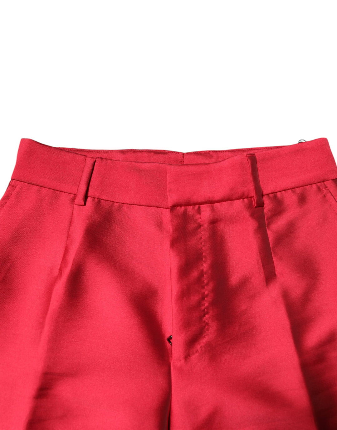 Dolce &amp; Gabbana Sample Sale Dolce &amp; Gabbana Red Polyester Cropped Dress Pants - | Designer outlet