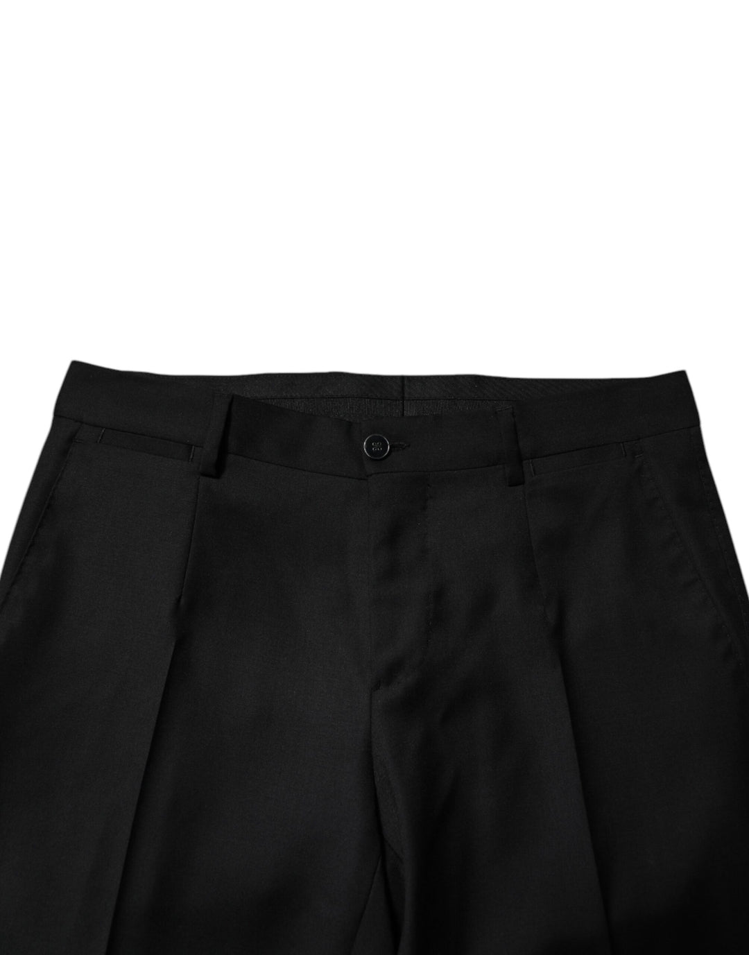Dolce &amp; Gabbana Sample Sale Dolce &amp; Gabbana Black Wool Formal Men Slim Pants - | Designer outlet
