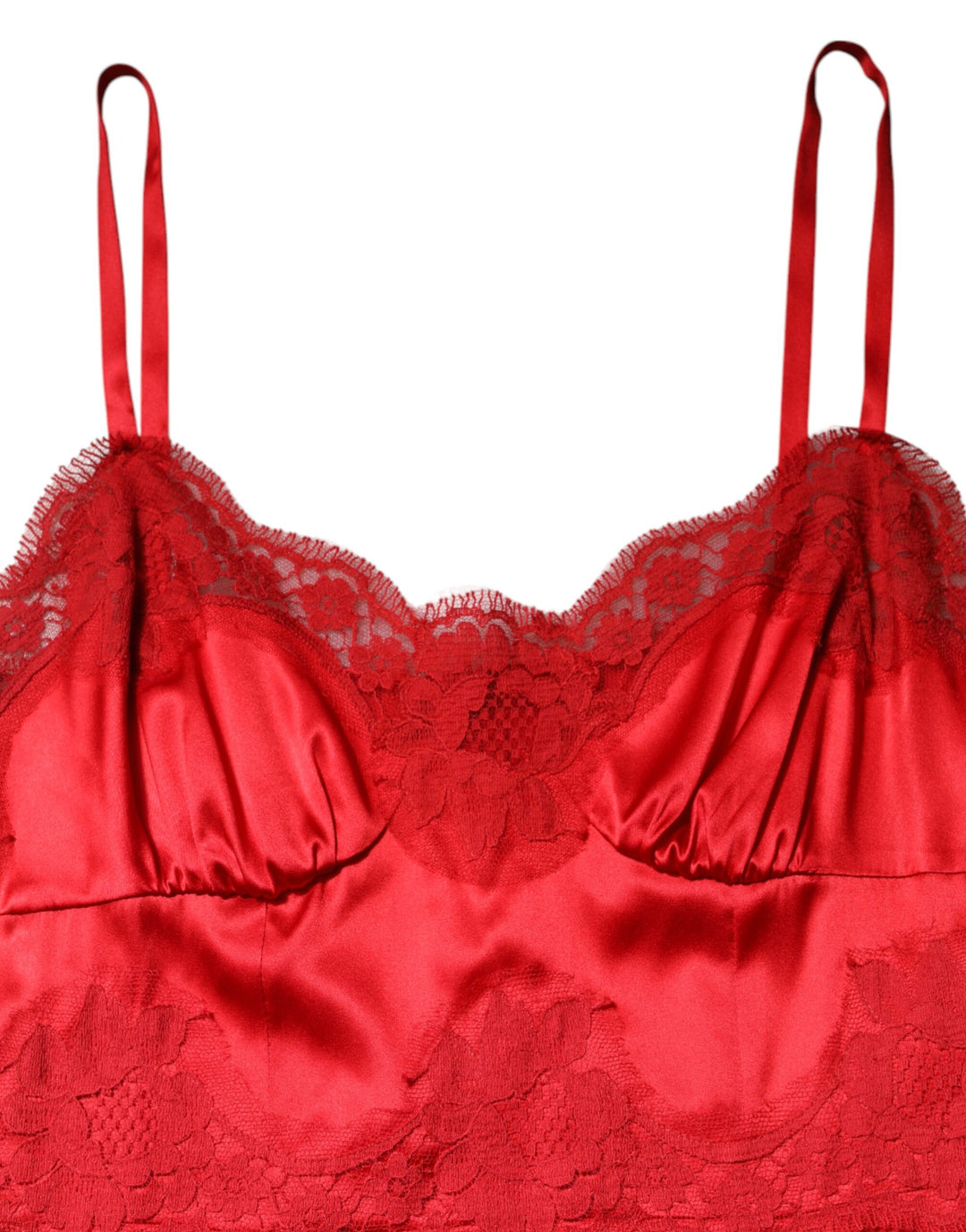 Dolce &amp; Gabbana Sample Sale Dolce &amp; Gabbana Red Silk Sleeveless Maxi Long Dress - | Designer outlet