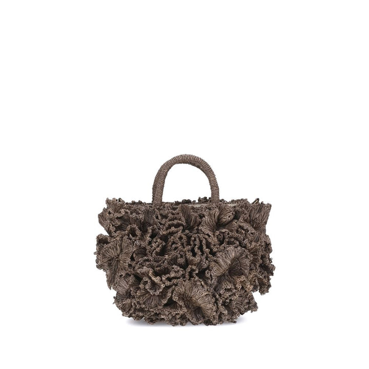 Ibeliv Coral raffia Handbag