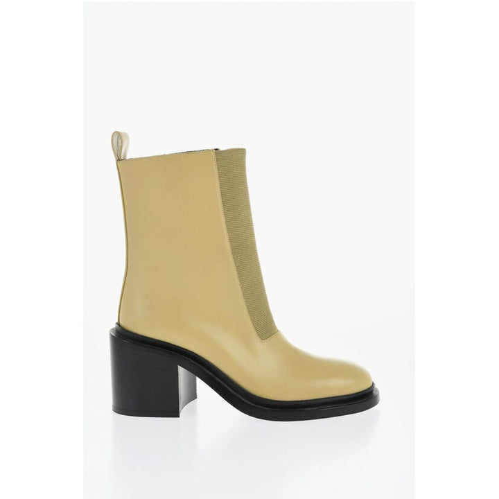 Jil Sander Leather ROYAL Booties with Elastic Insert 7cm