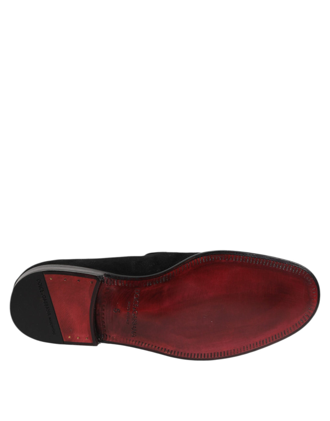 Dolce &amp; Gabbana Sample Sale Dolce &amp; Gabbana Black Suede Slip On Loafers Formal Shoes - | Designer outlet