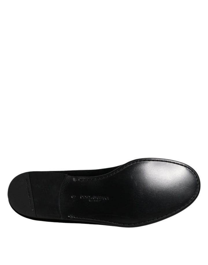 Dolce &amp; Gabbana Sample Sale Dolce &amp; Gabbana Black Velvet Slip On Loafers Formal Shoes - | Designer outlet