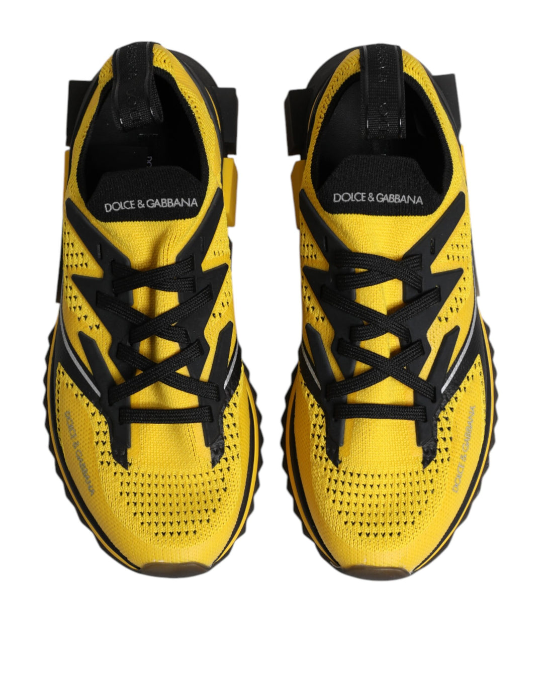 Dolce &amp; Gabbana Sample Sale Dolce &amp; Gabbana Yellow SORRENTO Sport Stretch Sneakers Shoes - | Designer outlet