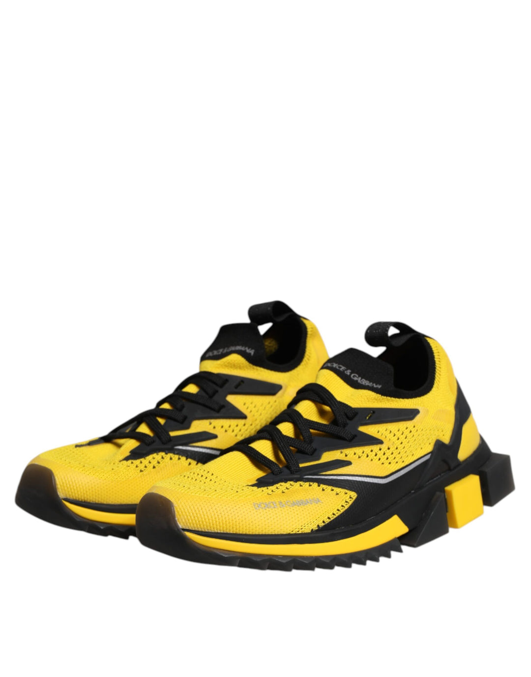Dolce &amp; Gabbana Sample Sale Dolce &amp; Gabbana Yellow SORRENTO Sport Stretch Sneakers Shoes - | Designer outlet