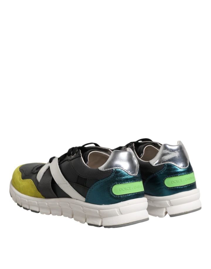 Dolce &amp; Gabbana Sample Sale Dolce &amp; Gabbana Multicolor Lace Up Low Top Men Sneakers Shoes - | Designer outlet