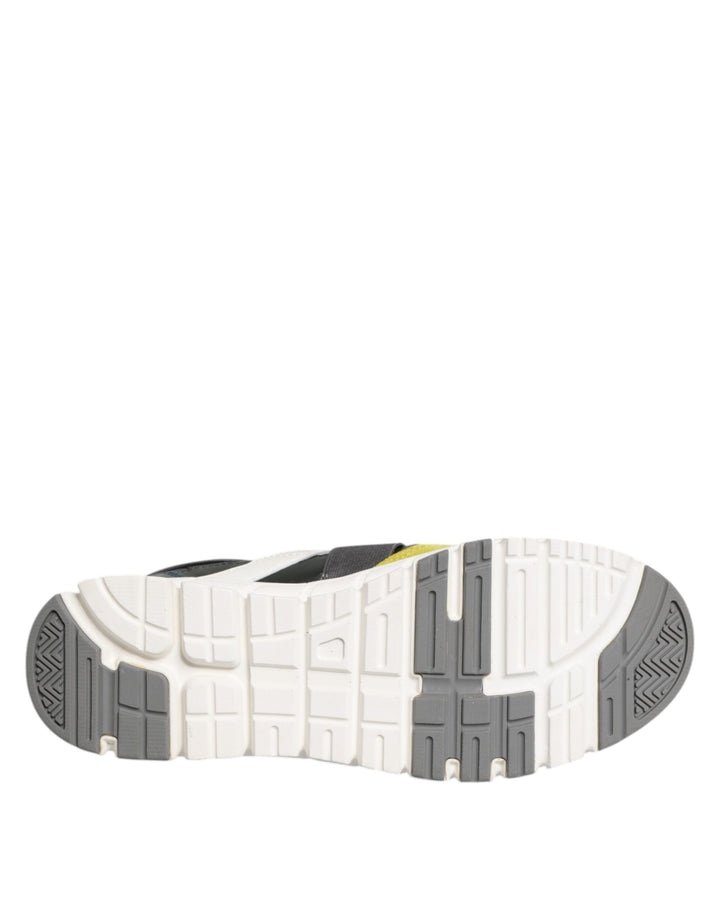 Dolce &amp; Gabbana Multicolor Lace Up Low Top Men Sneakers Shoes by Dolce &amp; Gabbana outlet now on sale