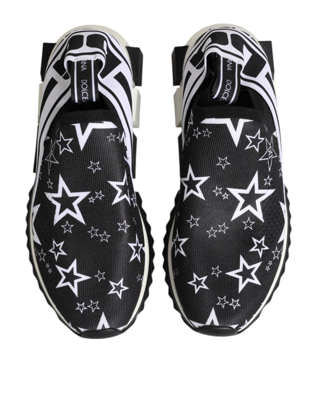 Dolce &amp; Gabbana Black White Sorrento Low Top Sneakers Shoes by Dolce &amp; Gabbana outlet now on sale
