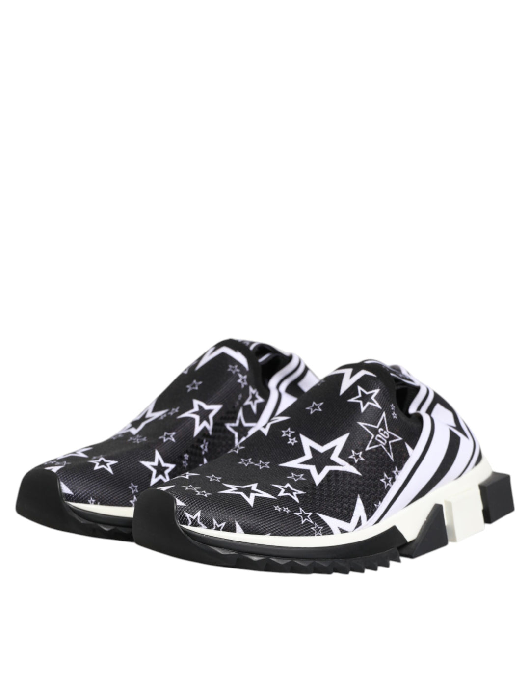 Dolce &amp; Gabbana Black White Sorrento Low Top Sneakers Shoes by Dolce &amp; Gabbana outlet now on sale
