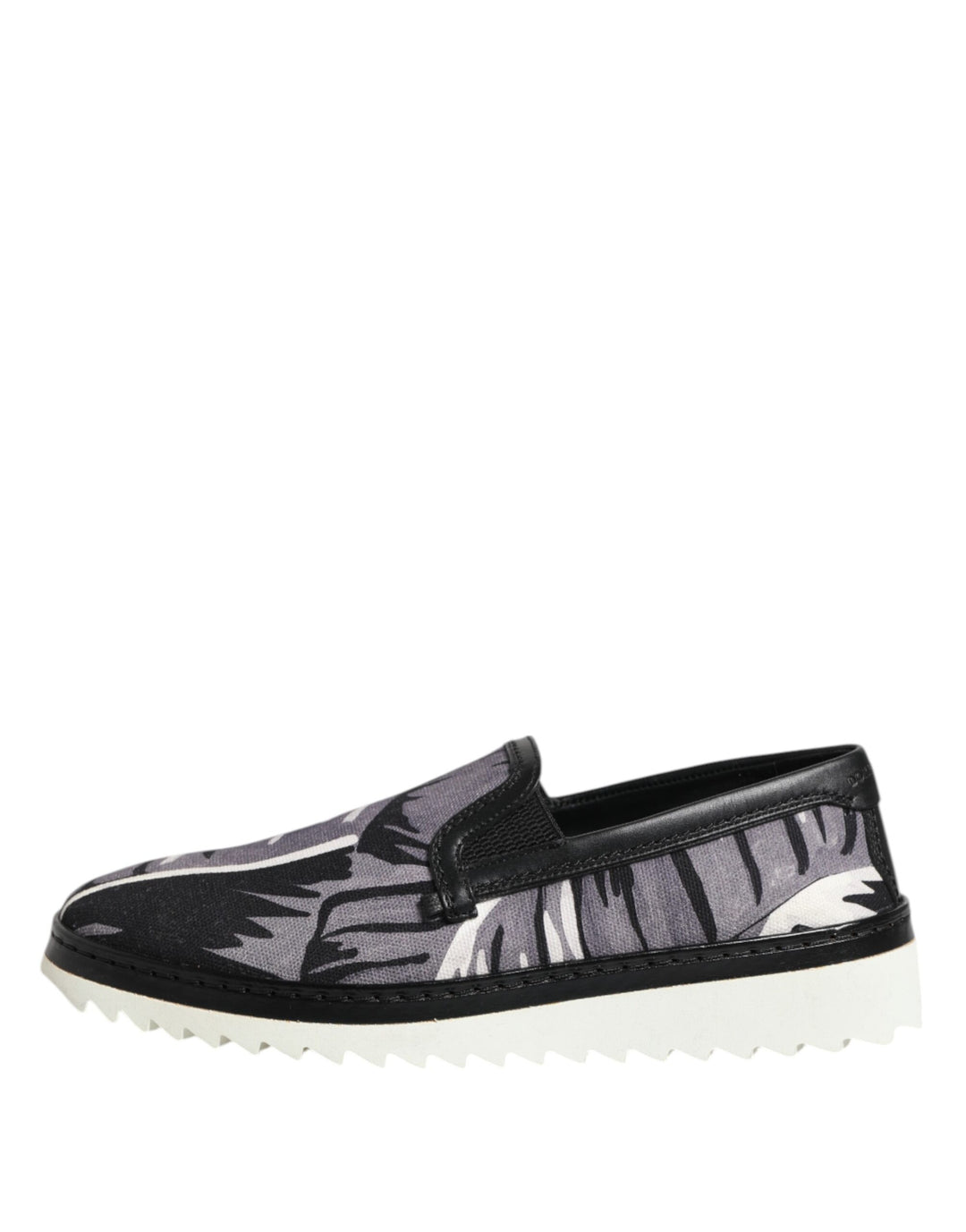 Dolce &amp; Gabbana Sample Sale Dolce &amp; Gabbana Black Tropical Slip On Men Sneakers Shoes - | Designer outlet