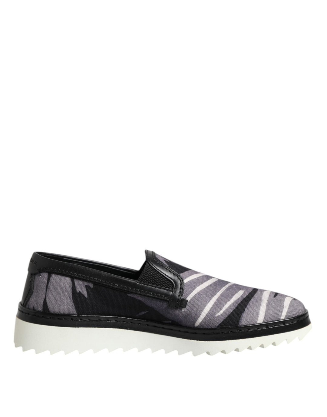 Dolce &amp; Gabbana Sample Sale Dolce &amp; Gabbana Black Tropical Slip On Men Sneakers Shoes - | Designer outlet