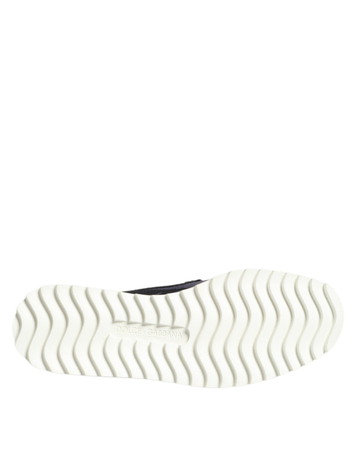 Dolce &amp; Gabbana Sample Sale Dolce &amp; Gabbana Black Tropical Slip On Men Sneakers Shoes - | Designer outlet