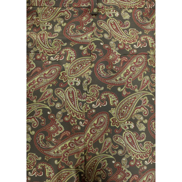 Saint Laurent Paisley patterned silk Pants