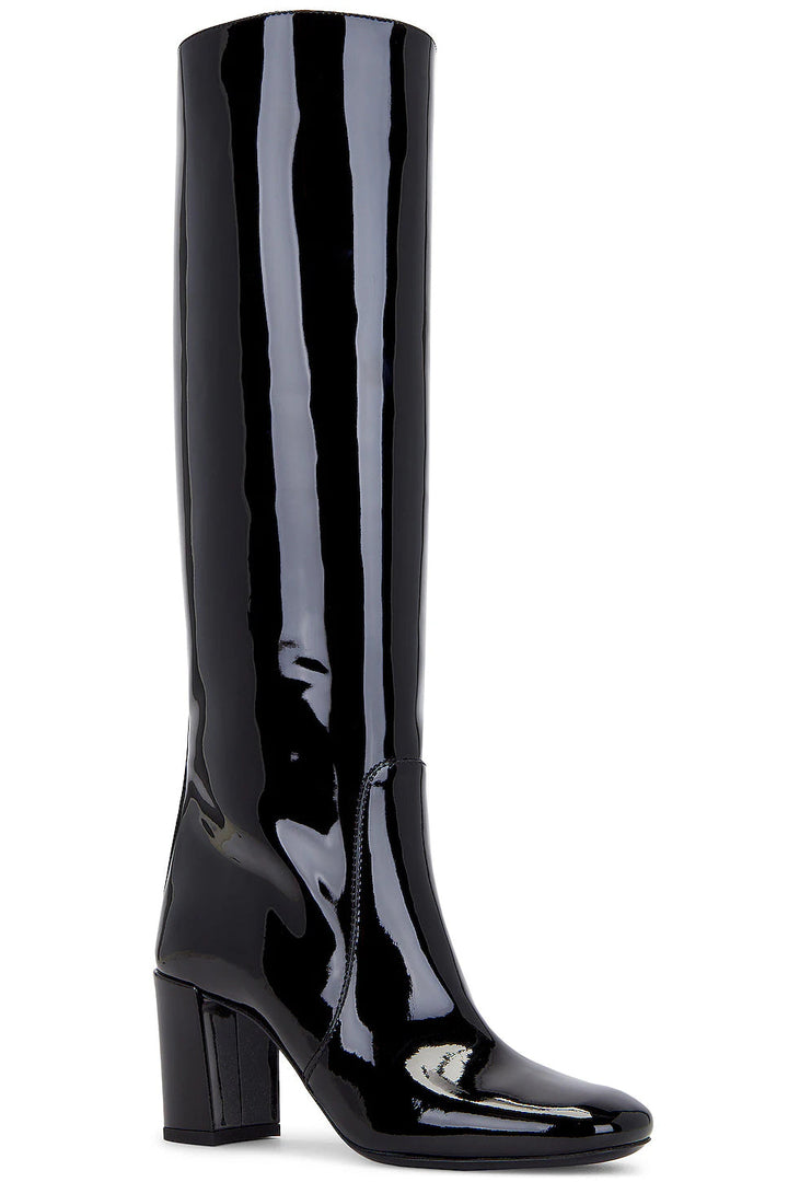 Ysl Who Boots In Patent Leather