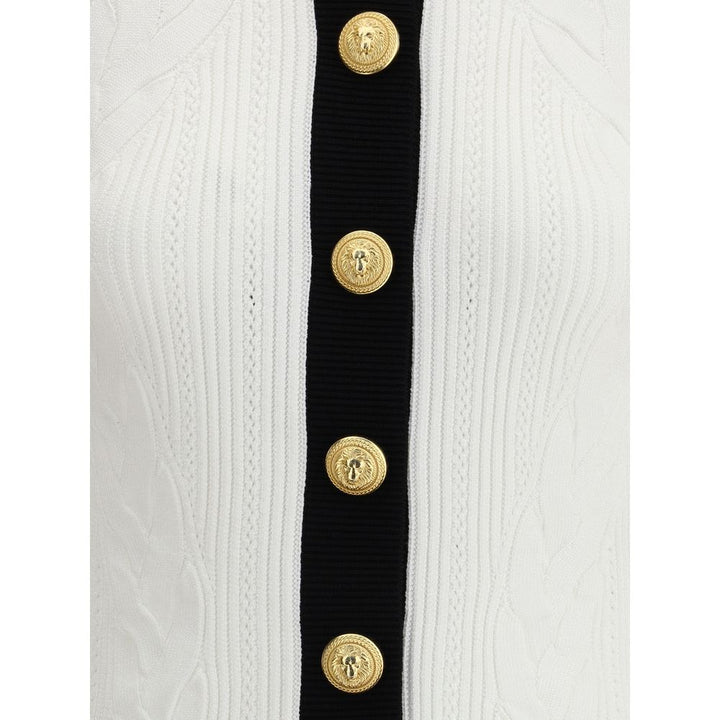Balmain Contrast trim Cardigan