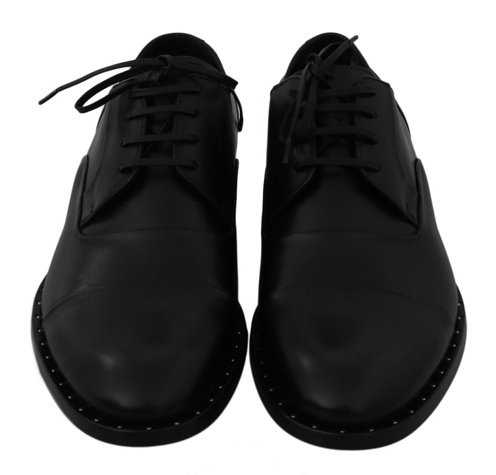 Dolce &amp; Gabbana Sample Sale Dolce &amp; Gabbana Black Leather Derby Formal Shoes - | Designer outlet