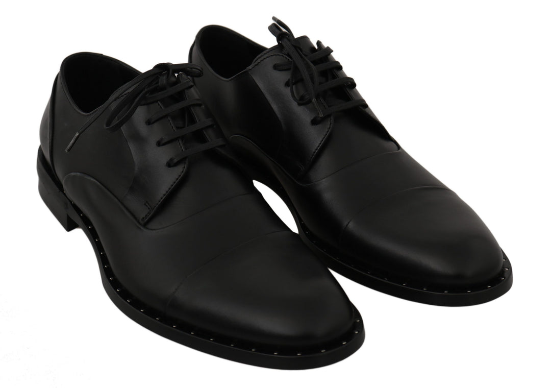 Dolce &amp; Gabbana Sample Sale Dolce &amp; Gabbana Black Leather Derby Formal Shoes - | Designer outlet
