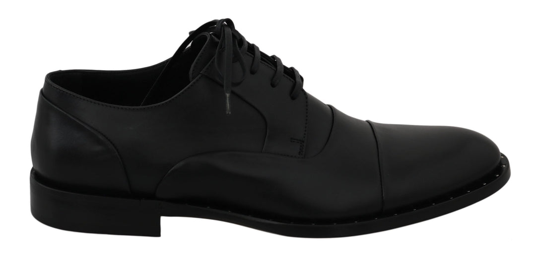 Dolce &amp; Gabbana Sample Sale Dolce &amp; Gabbana Black Leather Derby Formal Shoes - | Designer outlet