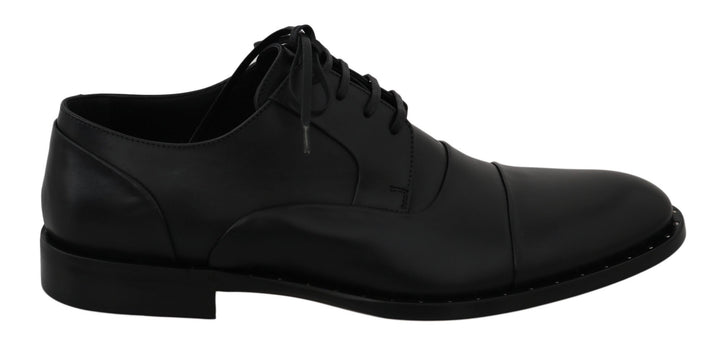 Dolce &amp; Gabbana Sample Sale Dolce &amp; Gabbana Black Leather Derby Formal Shoes - | Designer outlet