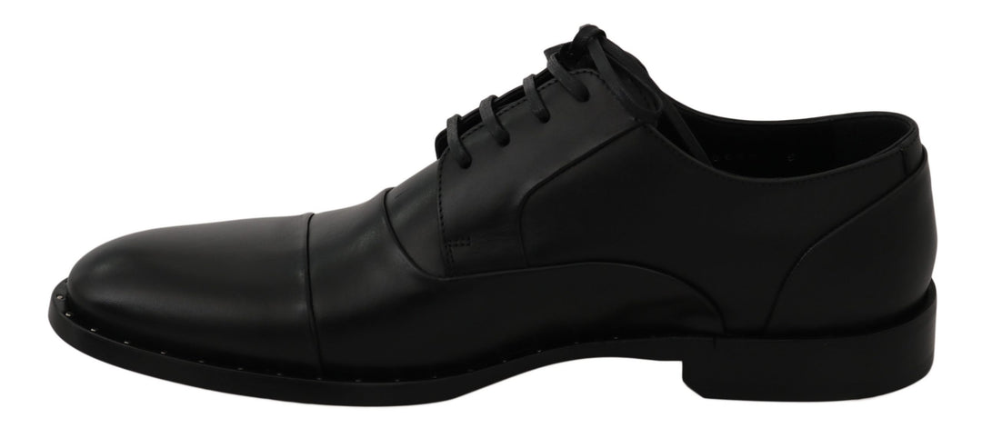 Dolce &amp; Gabbana Sample Sale Dolce &amp; Gabbana Black Leather Derby Formal Shoes - | Designer outlet