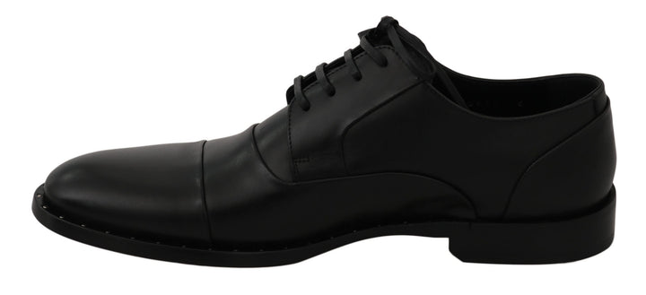 Dolce &amp; Gabbana Sample Sale Dolce &amp; Gabbana Black Leather Derby Formal Shoes - | Designer outlet