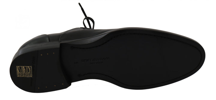 Dolce &amp; Gabbana Sample Sale Dolce &amp; Gabbana Black Leather Derby Formal Shoes - | Designer outlet