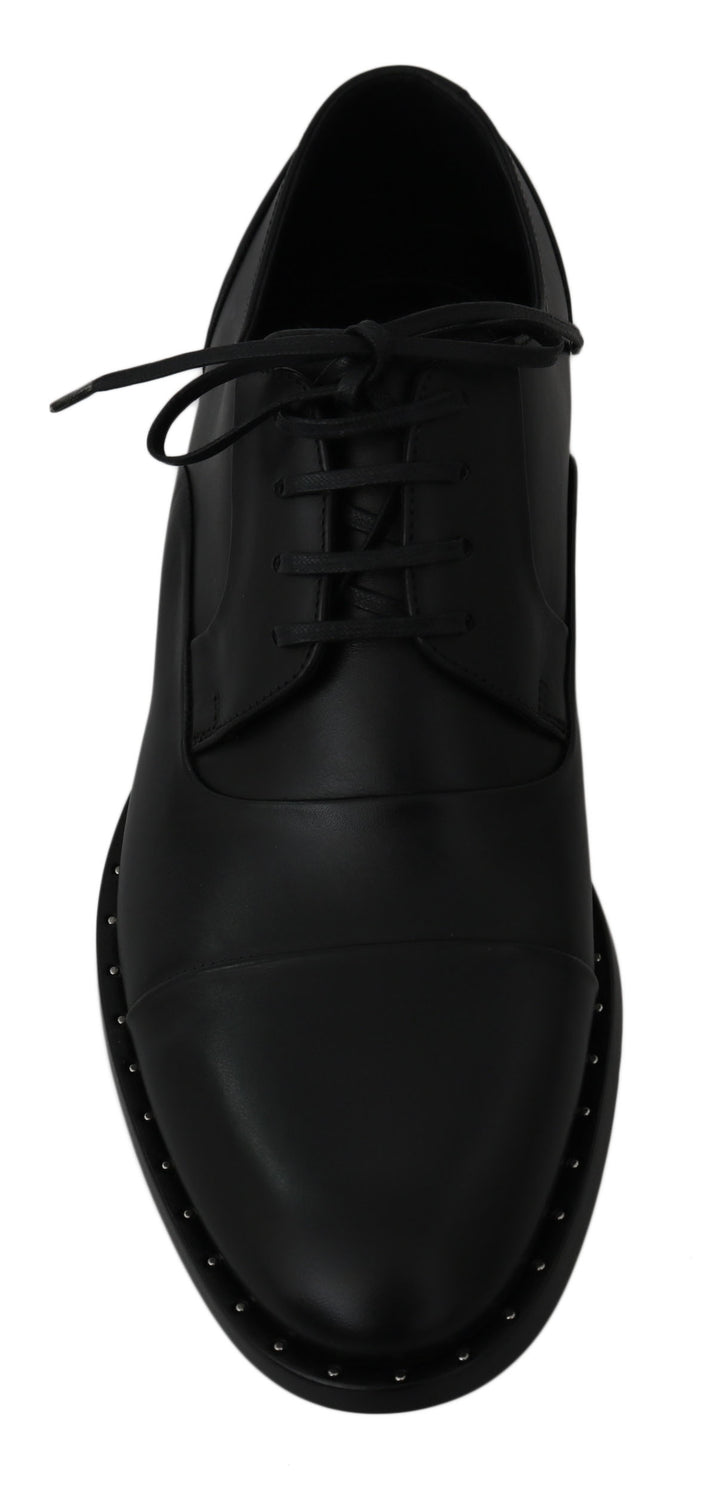 Dolce &amp; Gabbana Sample Sale Dolce &amp; Gabbana Black Leather Derby Formal Shoes - | Designer outlet
