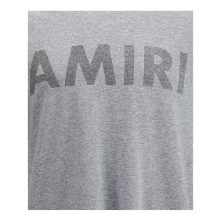 Amiri Gray Cotton T-Shirt