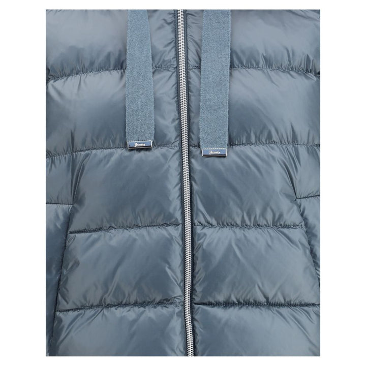 Herno Down Jacket with wool sleeves